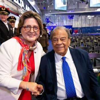 "...your presence made this moment truly unforgettable and meaningful to me. To stand with you alongside our WWII veterans, our friends, Delta colleagues, and Ambassador Etienne, and honored guests as well as my family was such a privilege." 
- Virginie Durr
