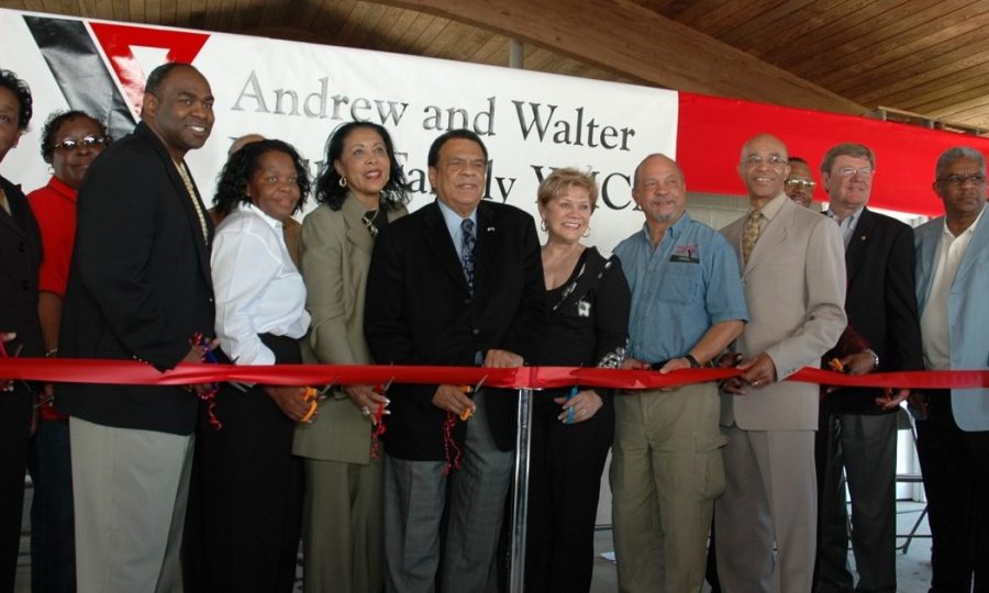 ribbon cutting ymca